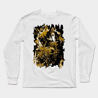 Cave Abstract Expressionism Long Sleeve T-Shirt